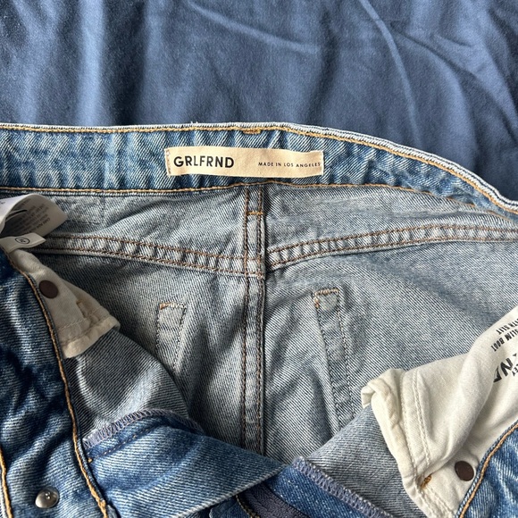 The Hailey GRLFRND Low Rise Slim Boot With Slit Jeans - Picture 6 of 6